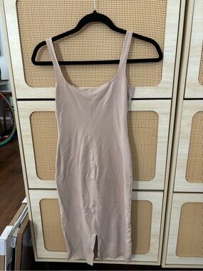 american apparel chiffon dress American Apparel Sleeveless Lace Chiffon Dress